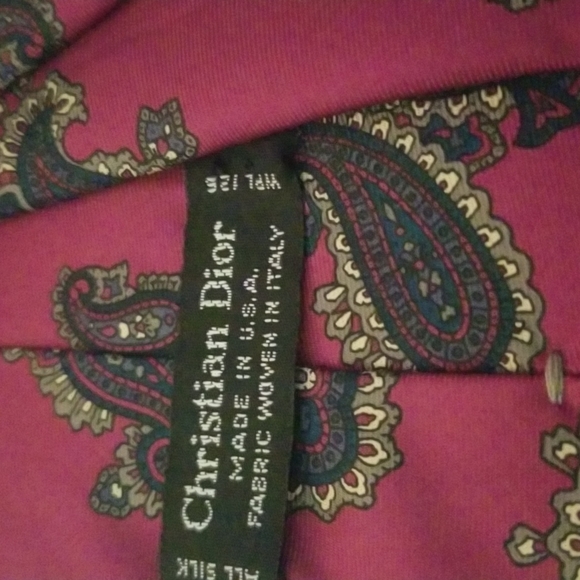 Christian Dior Silk Tie - Picture 3 of 11